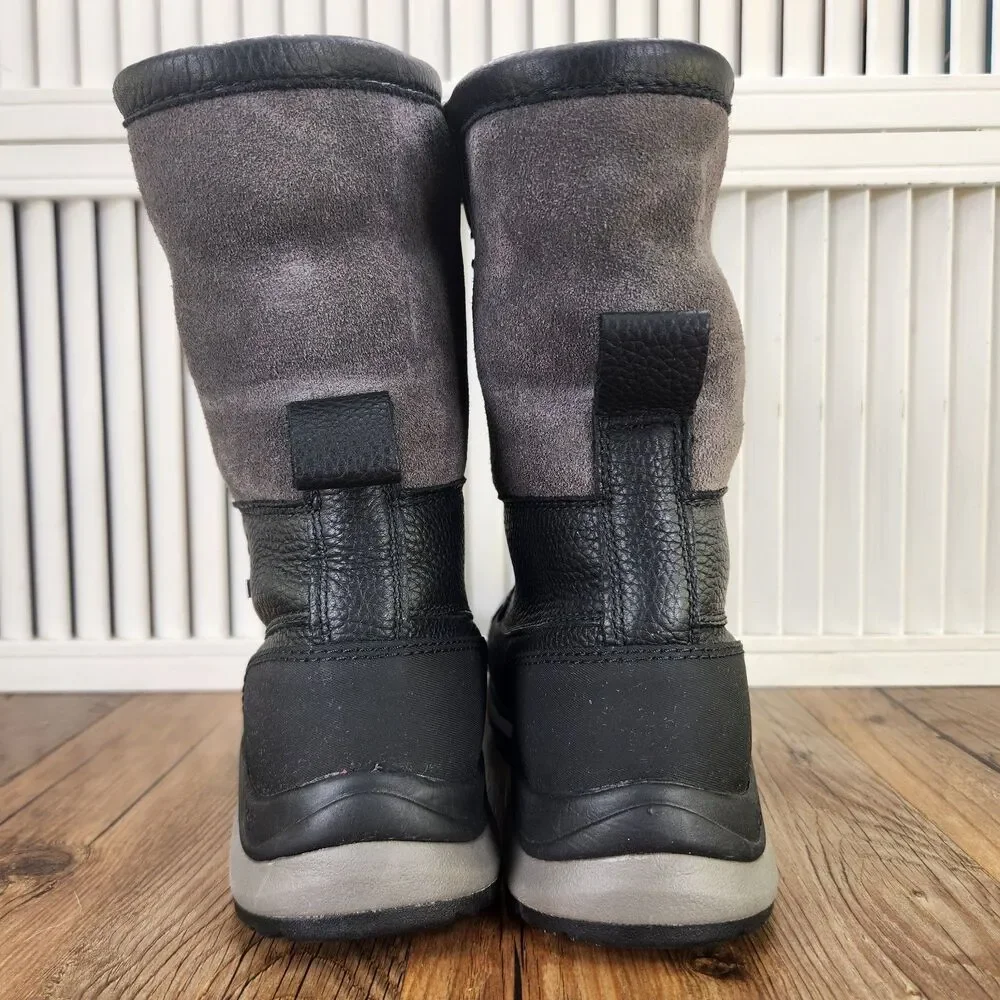 UGG Adirondack III Snow Boots Women's 8 Black Rubber Waterproof Shearling Lined